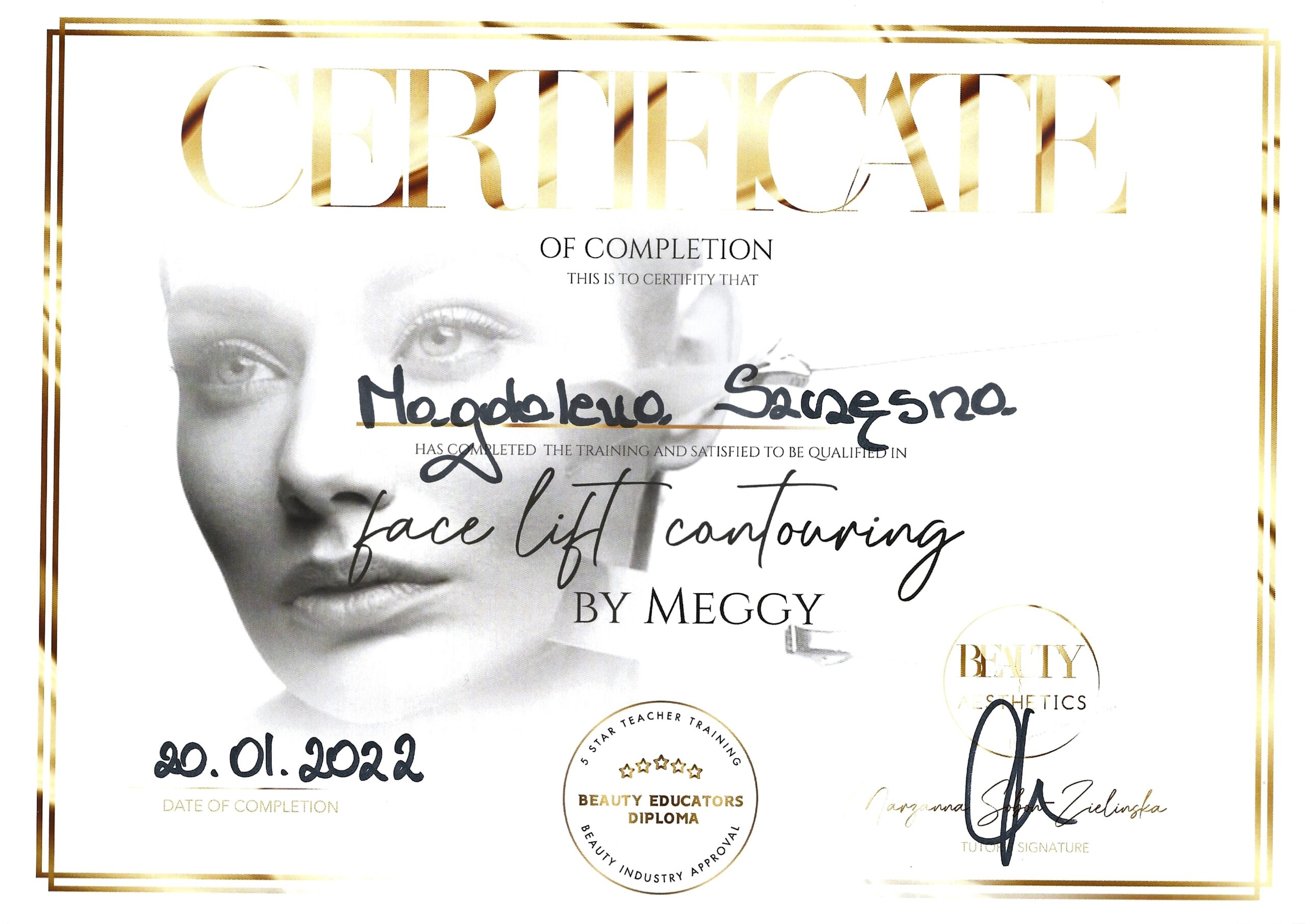 face lift conturing, facial massage
