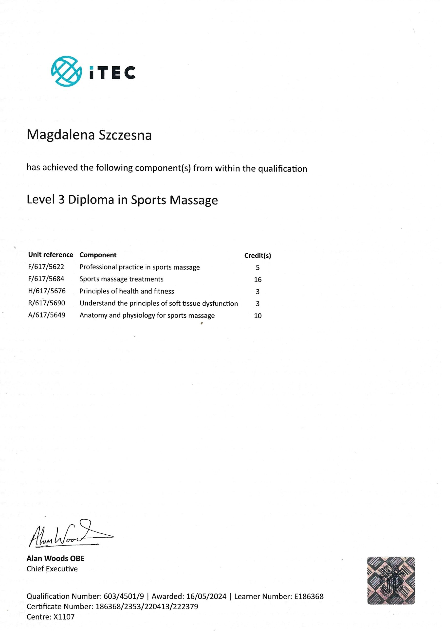sport massage