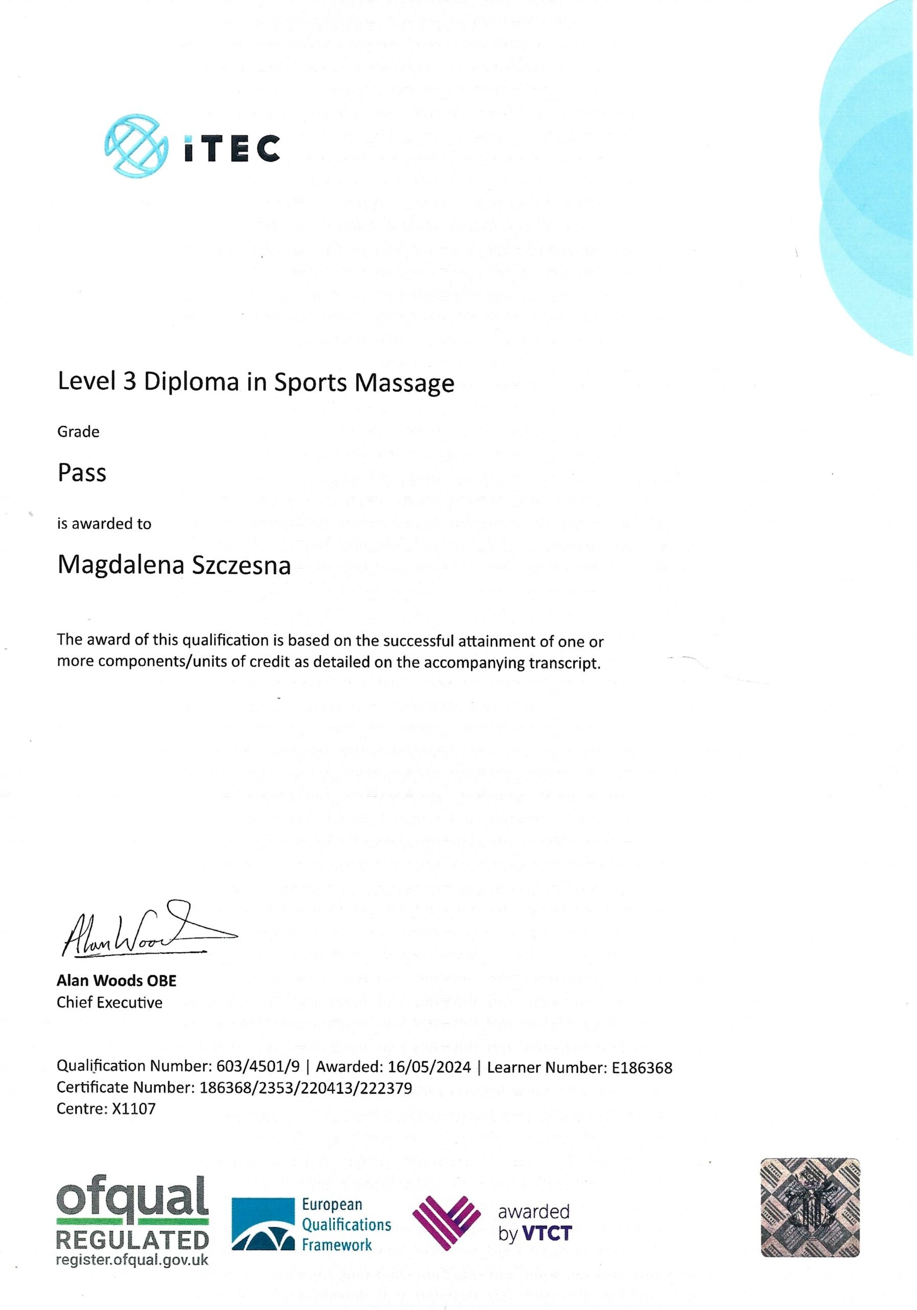 sport massage