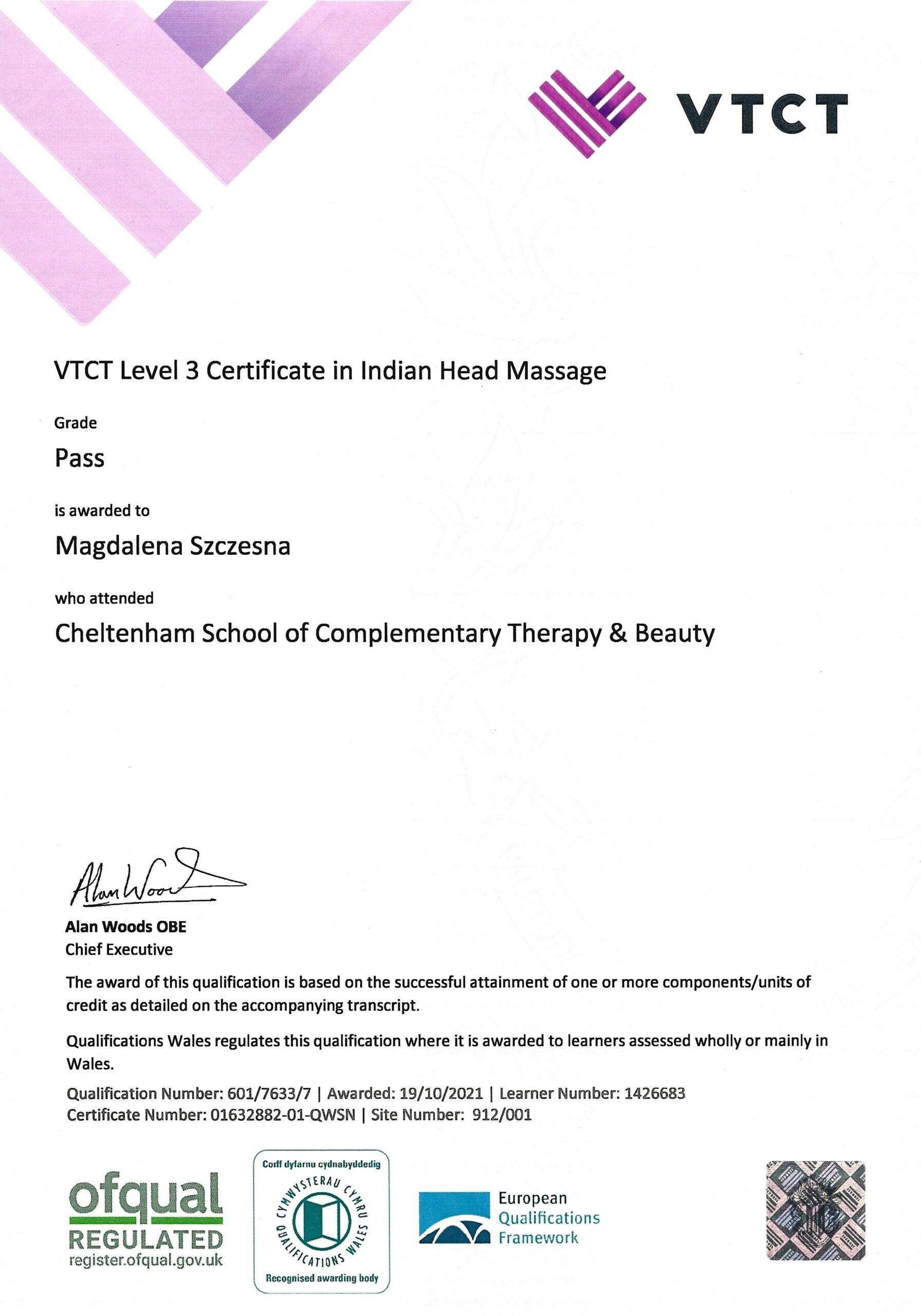 indian head massage